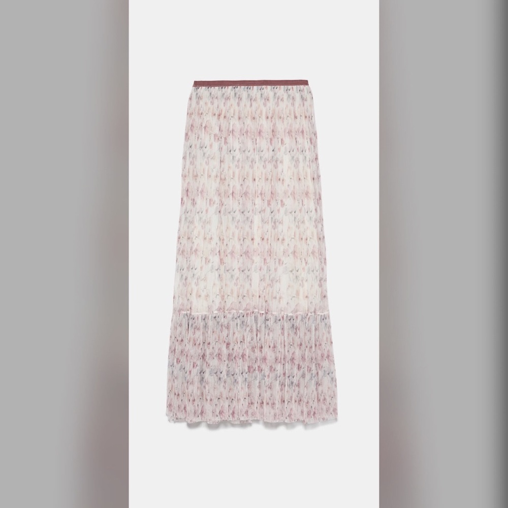 FLORAL PRINT SKIRT - Picture 3 of 12
